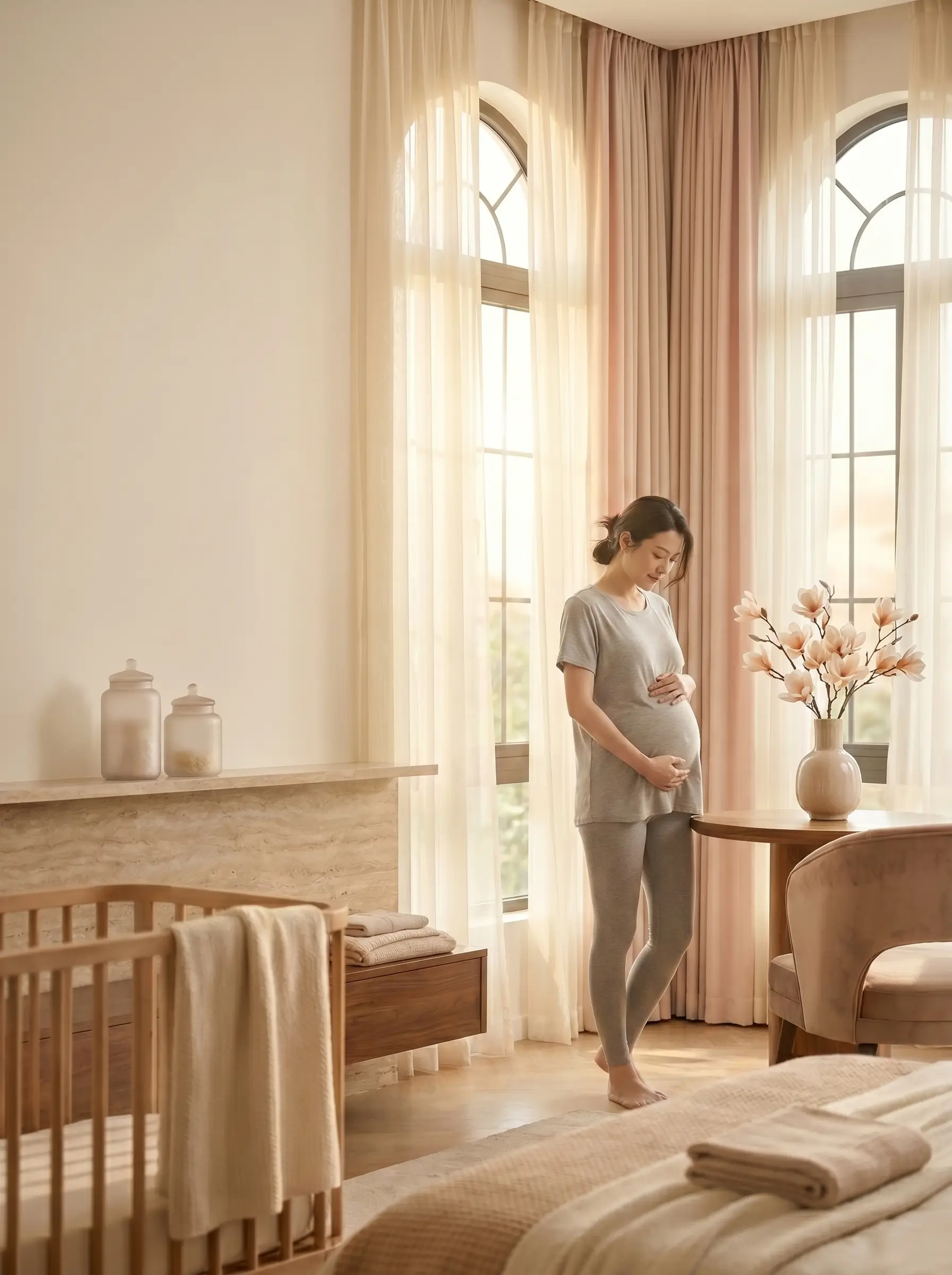 Mẹ hạnh phúc với bé