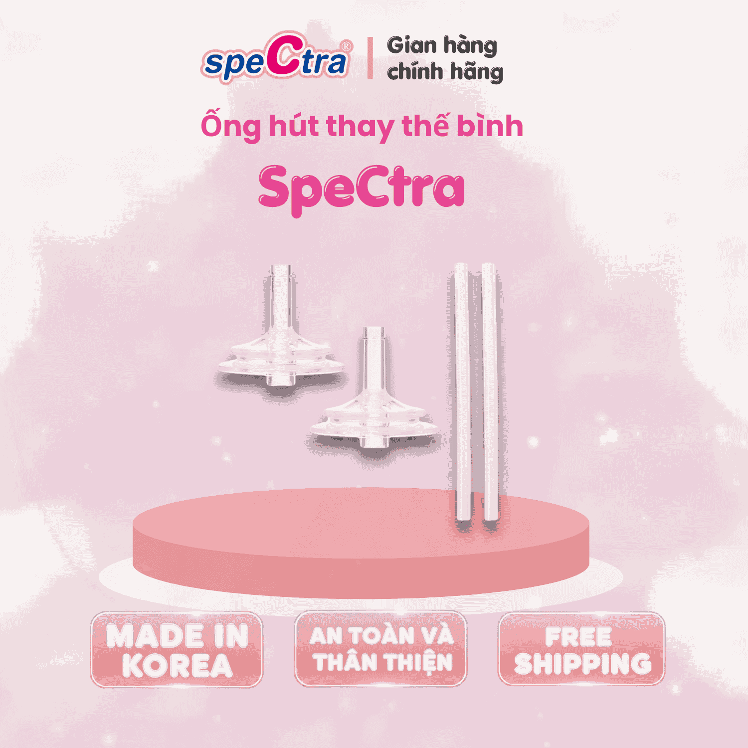 BỘ ỐNG HÚT THAY THẾ BÌNH SỮA SPECTRA - ảnh phụ