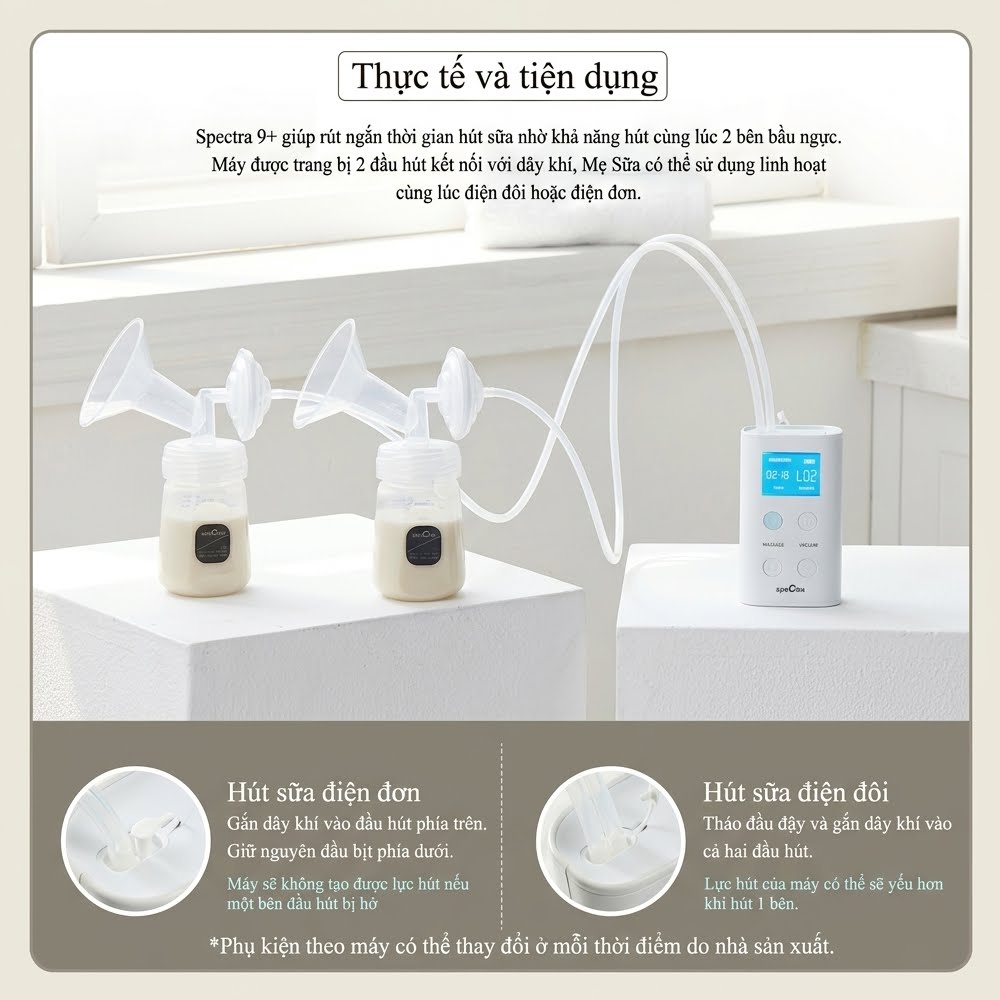 Máy Hút Sữa Spectra 9 Plus — Điện  | Di Động - ảnh phụ