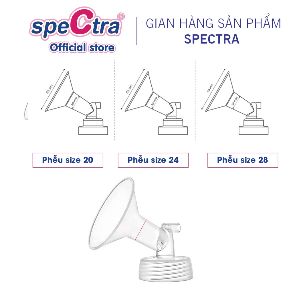 BỘ DỤNG CỤ PHỄU HÚT SỮA  SPECTRA - ảnh phụ