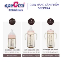 BÌNH SỮA PPSU CỔ RỘNG SPECTRA 160ML - ảnh phụ