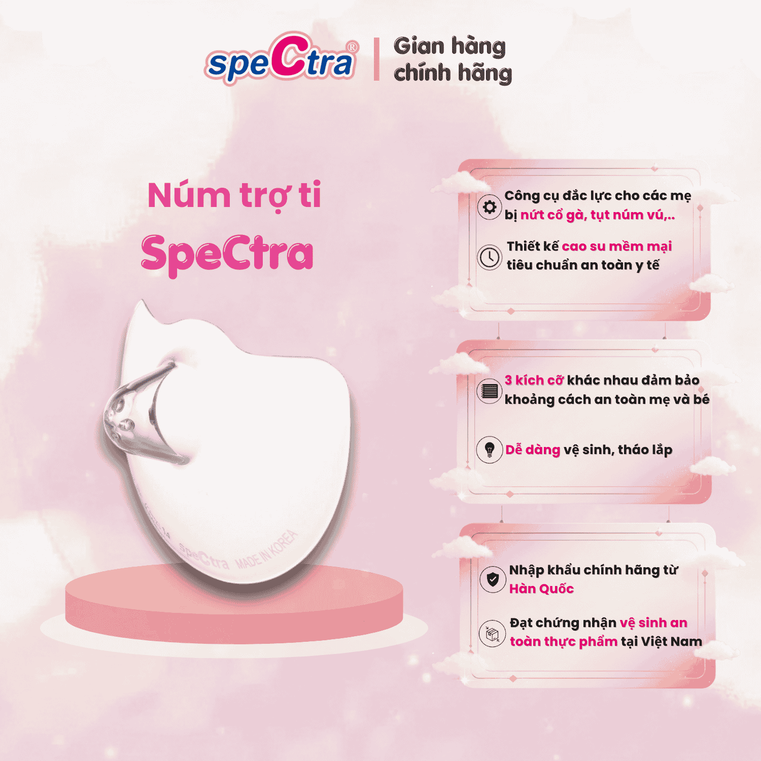 NÚM TRỢ TI SPECTRA - ảnh phụ