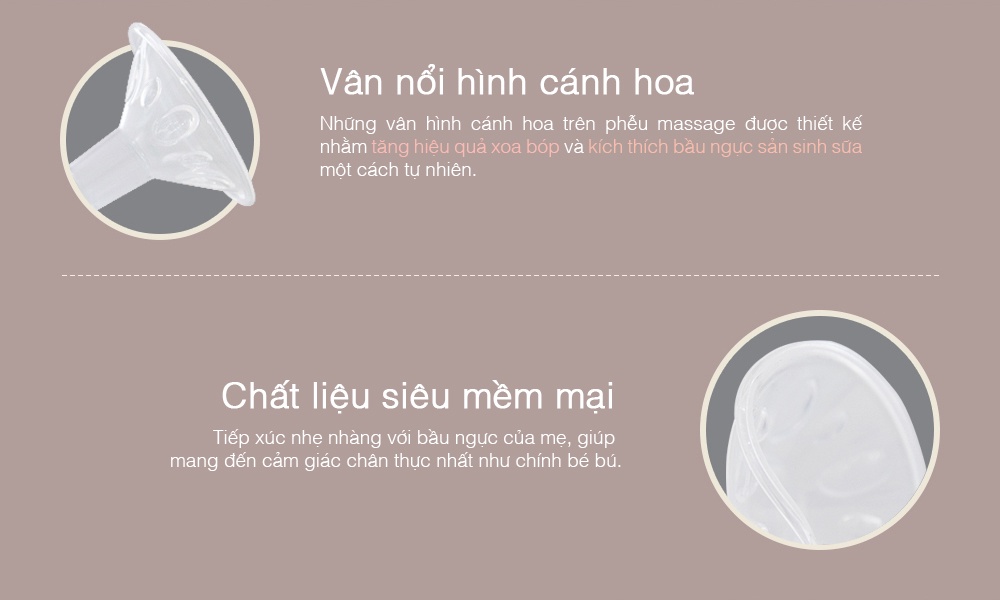 PHỄU MASSAGE SILICONE SPECTRA - ảnh phụ