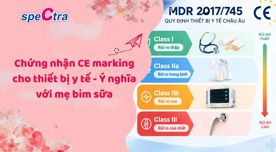 Chứng nhận CE marking cho thiết bị y tế - Ý nghĩa với mẹ bỉm sữa