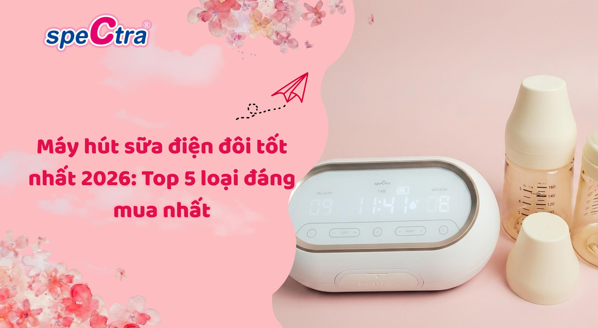 Máy hút sữa điện đôi tốt nhất 2026: Top 5 lựa chọn chuẩn y khoa cho mẹ bỉm