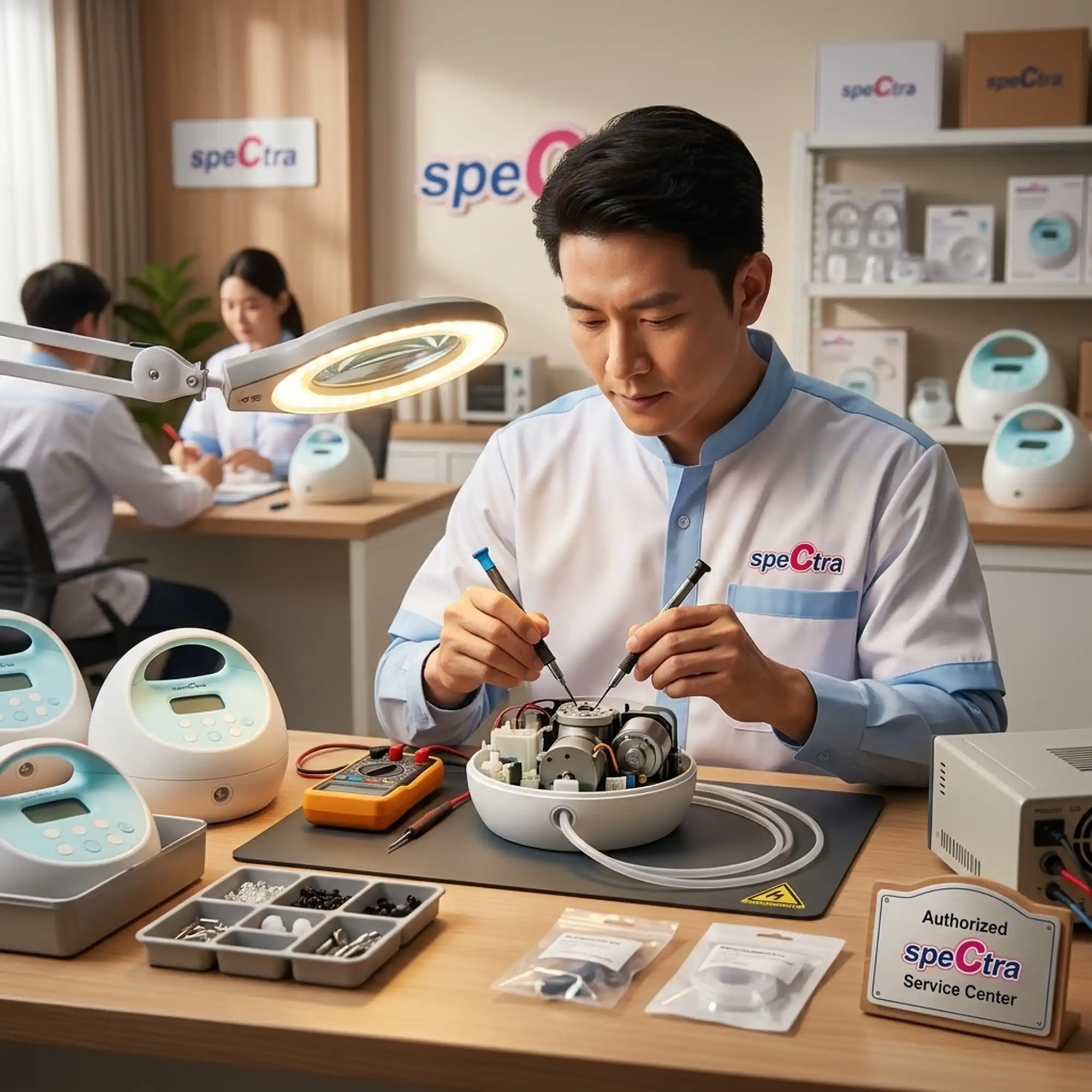Máy hút sữa Spectra chính hãng và xách tay: Nên mua loại nào - hình 3