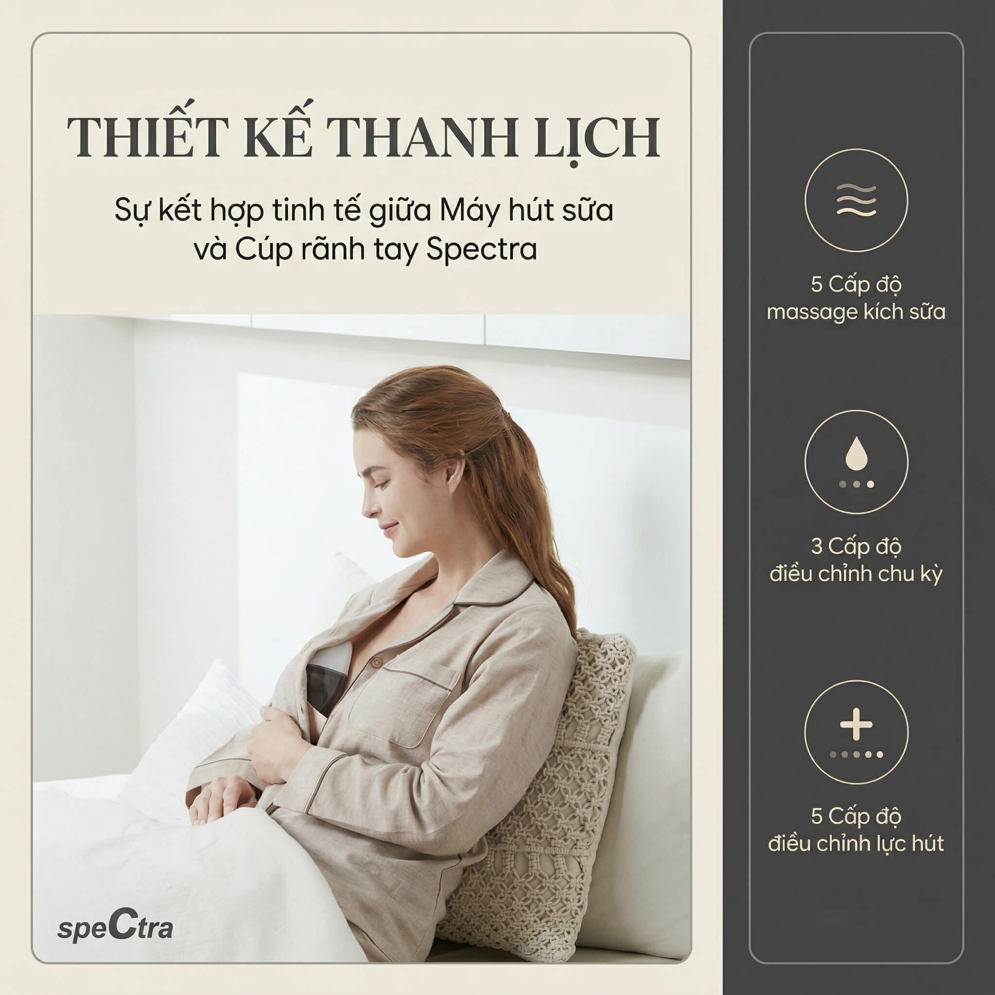 Máy Hút Sữa Không Dây Spectra Wearable - ảnh phụ