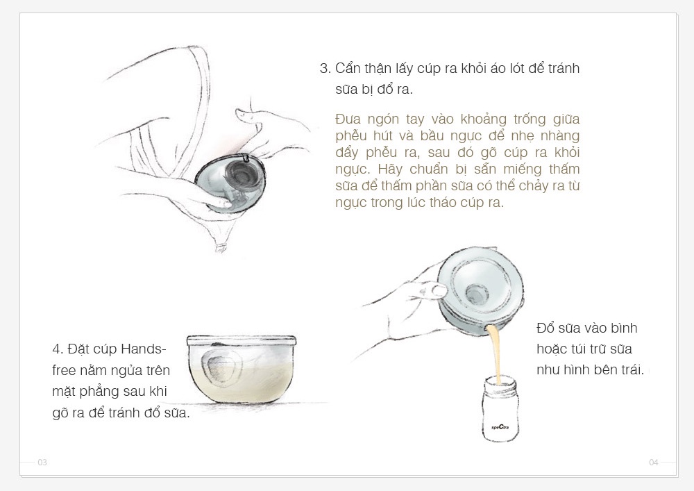 BỘ CUP HÚT SỮA SPECTRA RẢNH TAY SPECTRA - ảnh phụ