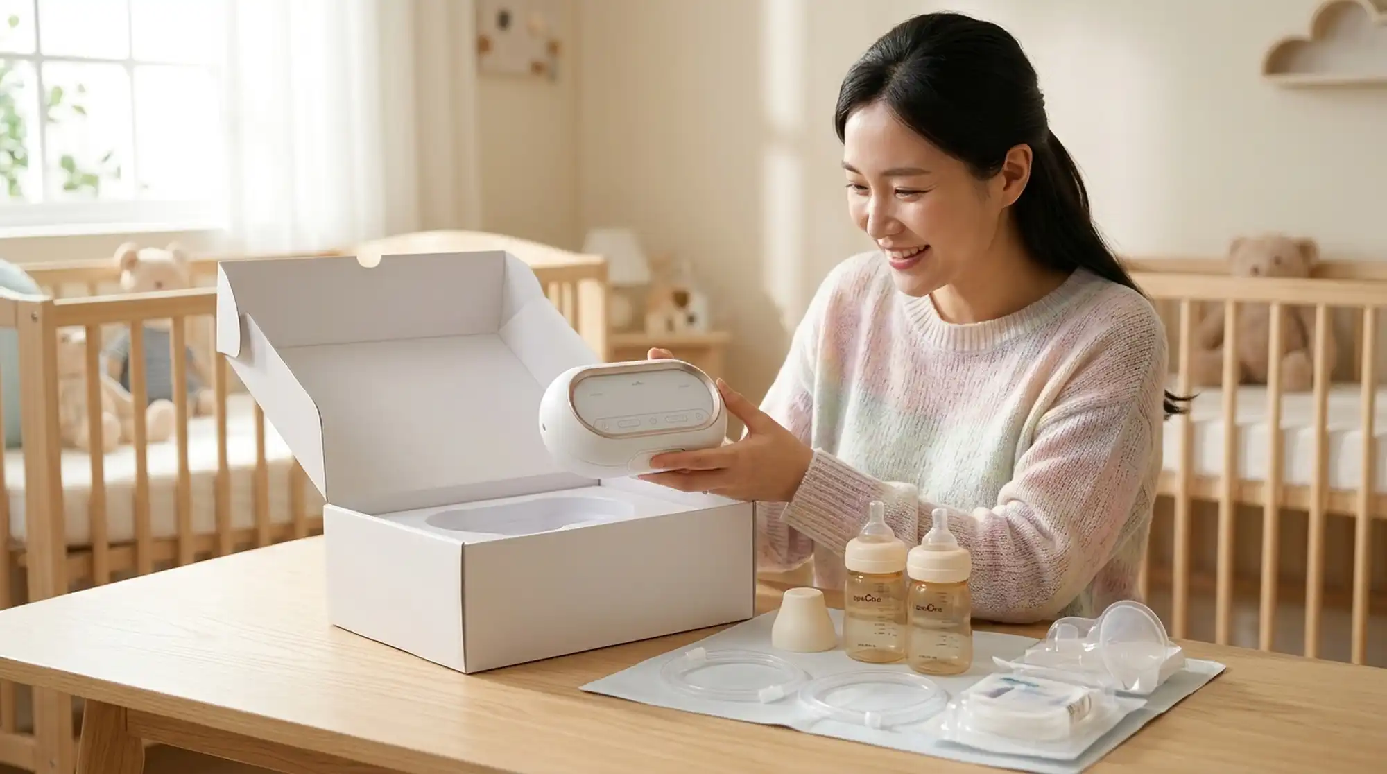 Phễu máy hút sữa Spectra size nào phù hợp với mẹ: Hướng dẫn đo núm vú chuẩn xác - hình 2