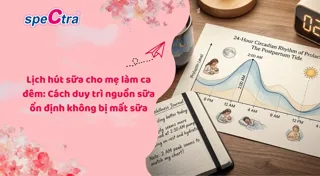 Lịch hút sữa cho mẹ làm ca đêm: Cách duy trì nguồn sữa ổn định không bị mất sữa